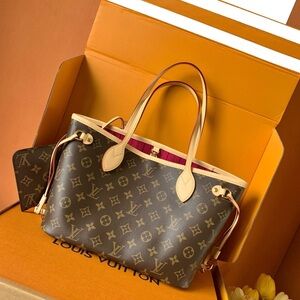 Louis Vuitton Classic Monogram Tote in Brown and Tan